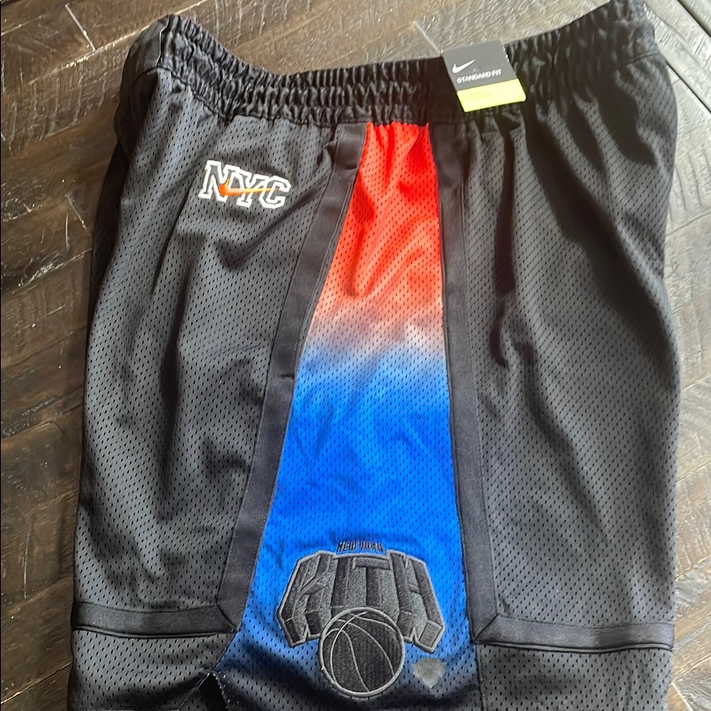 Mens Nike Athletic Shorts - Black and Yellow